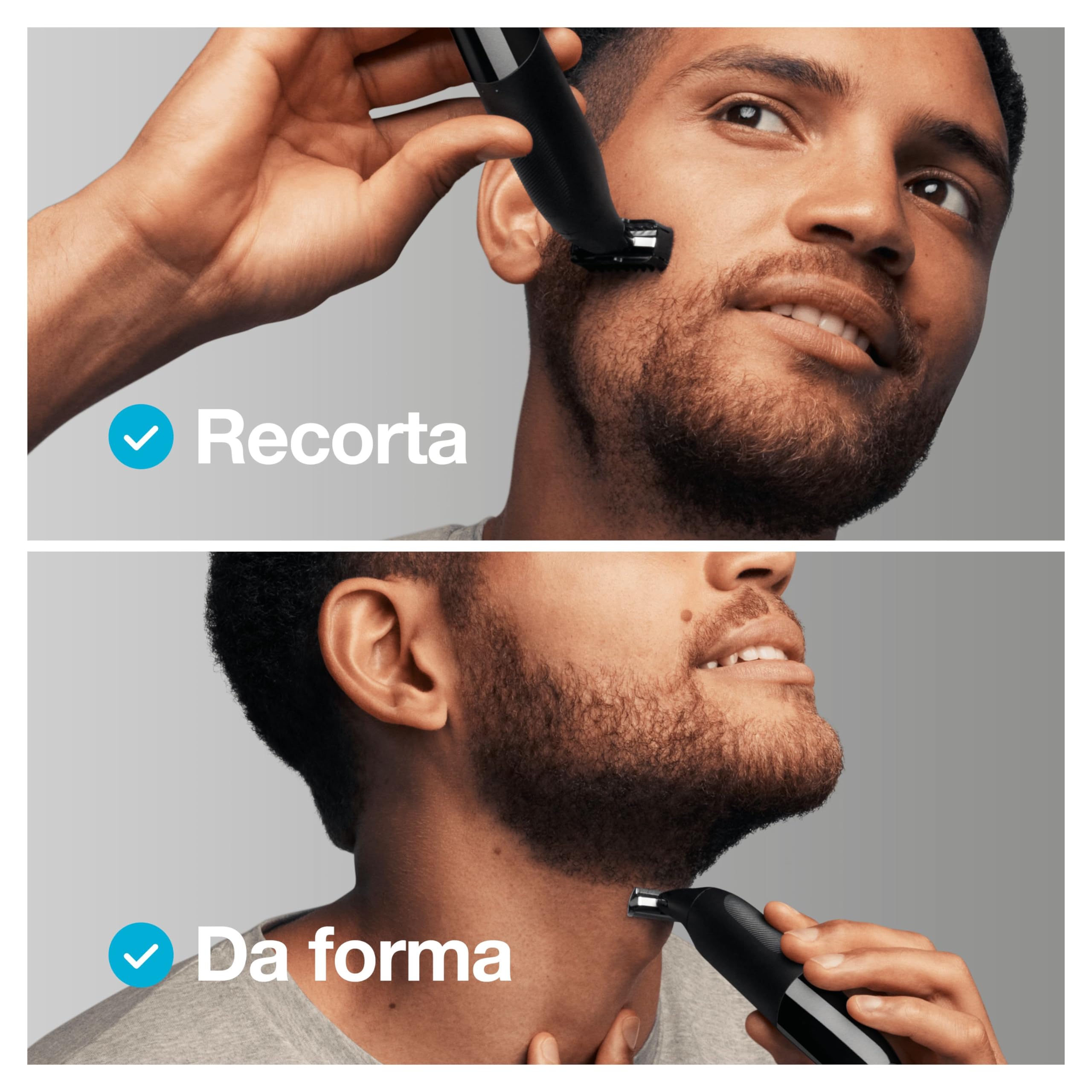 Braun Series X Recortadora de Barba, Afeitadora Eléctrica, cortapelos hombre, Máquina de Afeitar Hombre con 1 Lámina, Kit De Rasurado Corporal para Pelo, Bigote, Inglés, Pecho, Axilas, XT3200