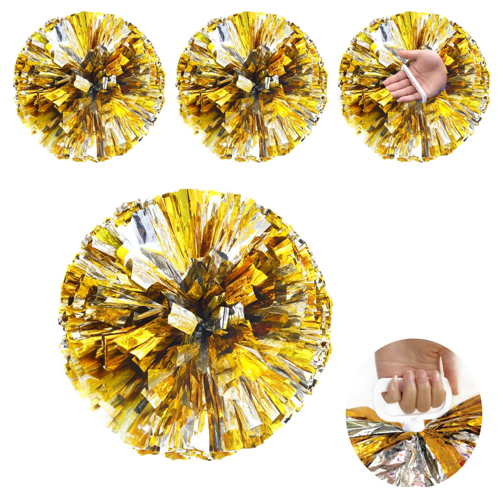 チアバック　ポンポン　部活 Amazon.co.jp: [alldeblue]チア ポンポン 4個セット 応援グッズ