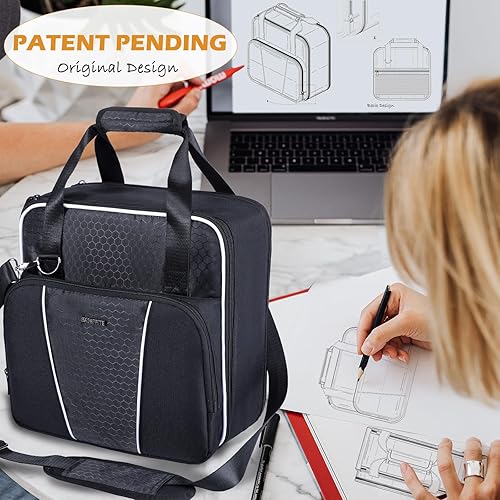 Miniatura 7 de BAGSPRITE Bolsa de viaje para cafetera, compatible con Keurig K-Mini o K-Mini Plus, funda de transporte para cafetera de una sola porción con