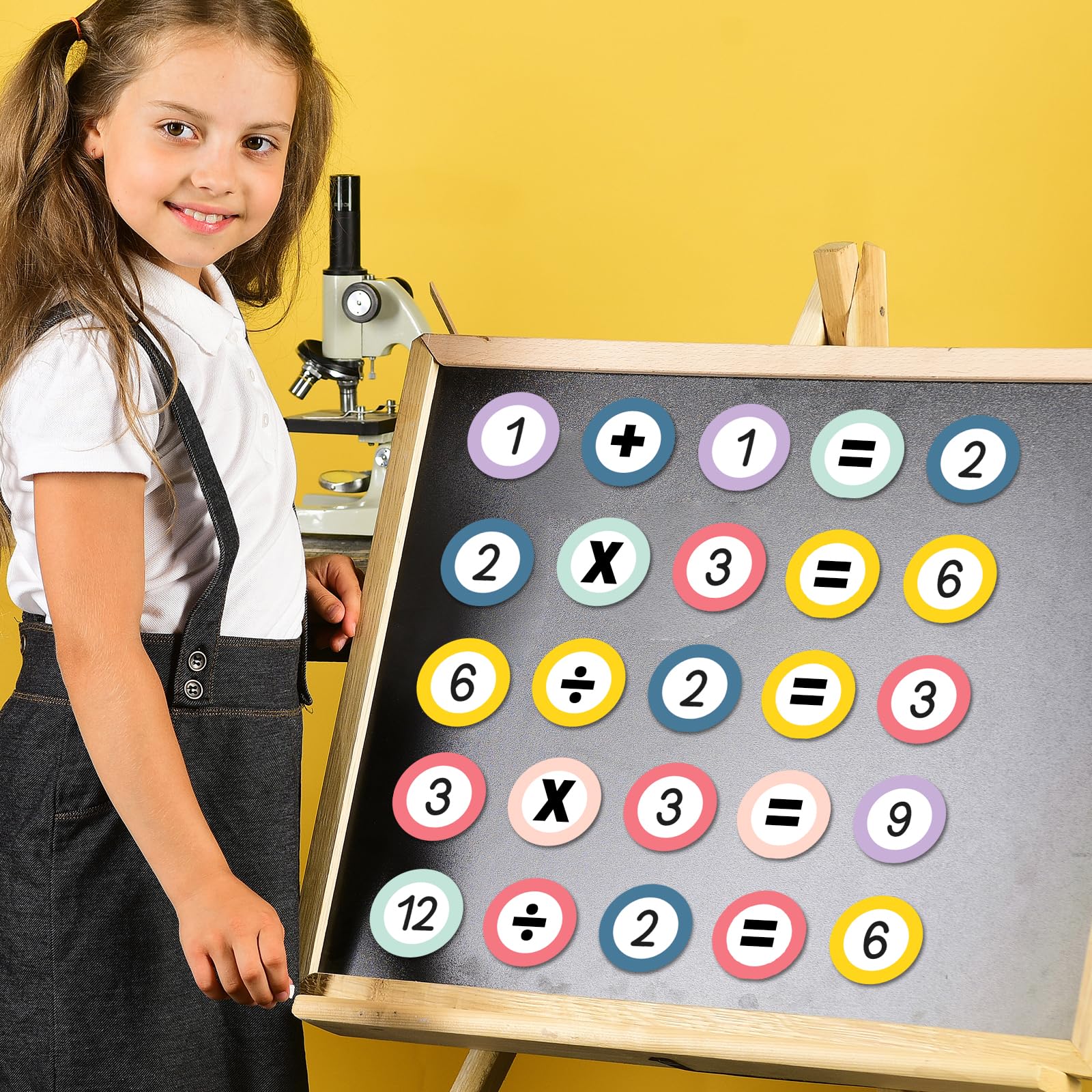 Qyeahkj Magnetische Zahlen, Boho-Regenbogen-Zahlen, rund, 49 Stück, mit 12 blanko beschreibbaren Magneten, Kalenderakzente für Kinder, Whiteboard, Lehrwerkzeug, Klassenzimmer-Dekorationen, Zubehör