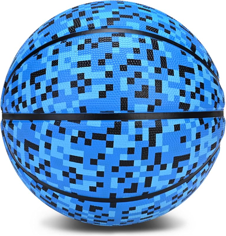 Pelota de baloncesto de goma oficial para exteriores, interiores, para hombre, tamaño 3/4/5/6/7, para niños, jóvenes, adolescentes, niños y niñas, ideas de regalos (sin bomba)