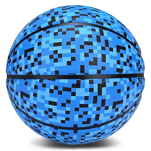 Official Rubber Basketball Outdoor Indoor Mens Basketball Ball Size 3/4/5/6/7