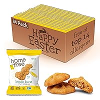 Vista 17 de Homefree Mini Galletas de Vainilla, Sin Gluten, Sin Nueces, Veganas, Seguras para la Escuela y Snack Amigable para Alérgicos, Caja de 5 oz.