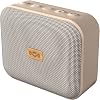 House of Marley Jammin Small Portable Speaker - Bluetooth Speaker with 14 Hr Playtime, IPX5 Splash-Proof & Built-in Mic for Calls - Compact Wireless Audio Crafted with Sustainable Materials, Cream