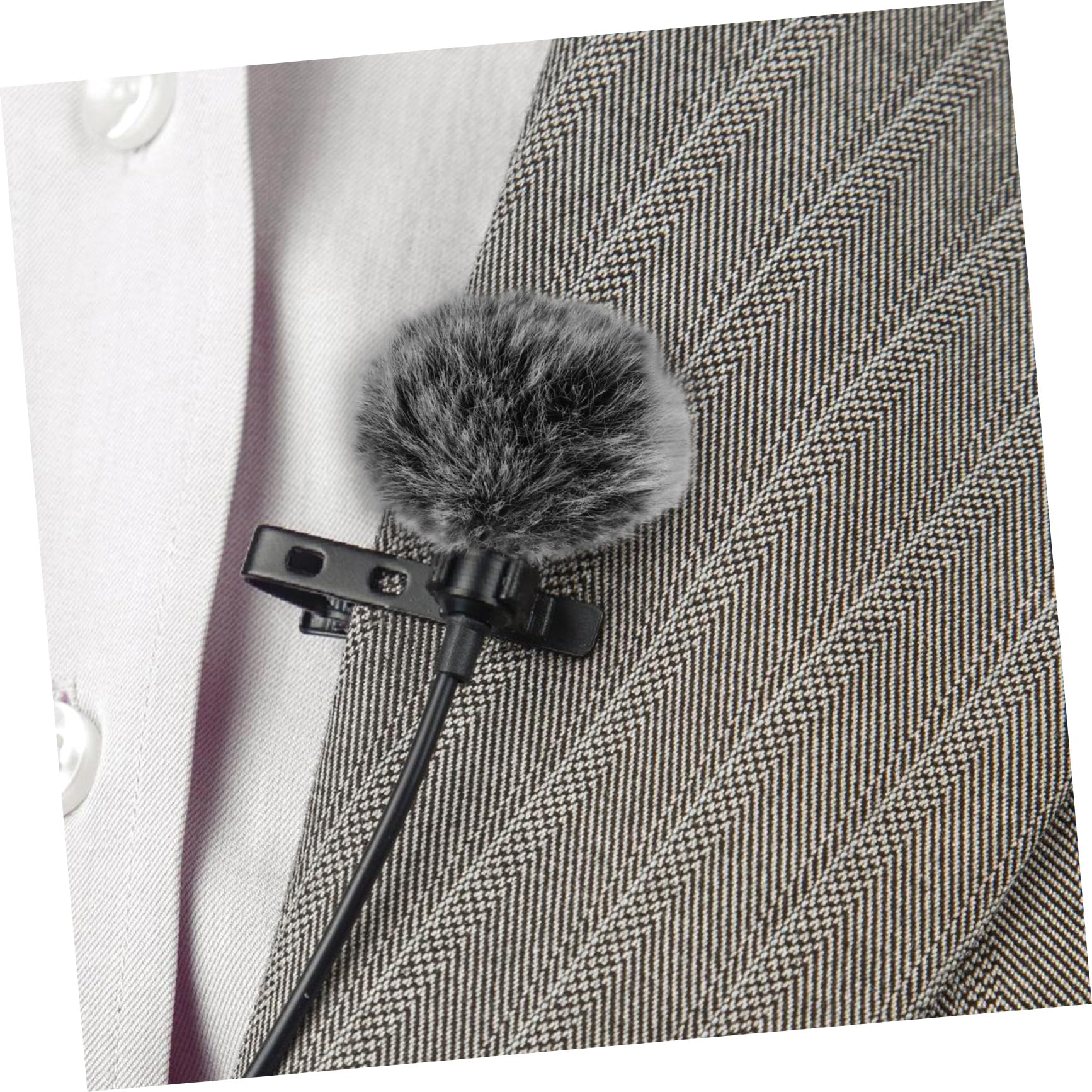 Toyvian Funda De Piel Prueba De Viento Protectora Para Micrófono Filtro Antipop De Pelo Sintético Para Uso Estudio o Grabación Funda Protectora Antiviento