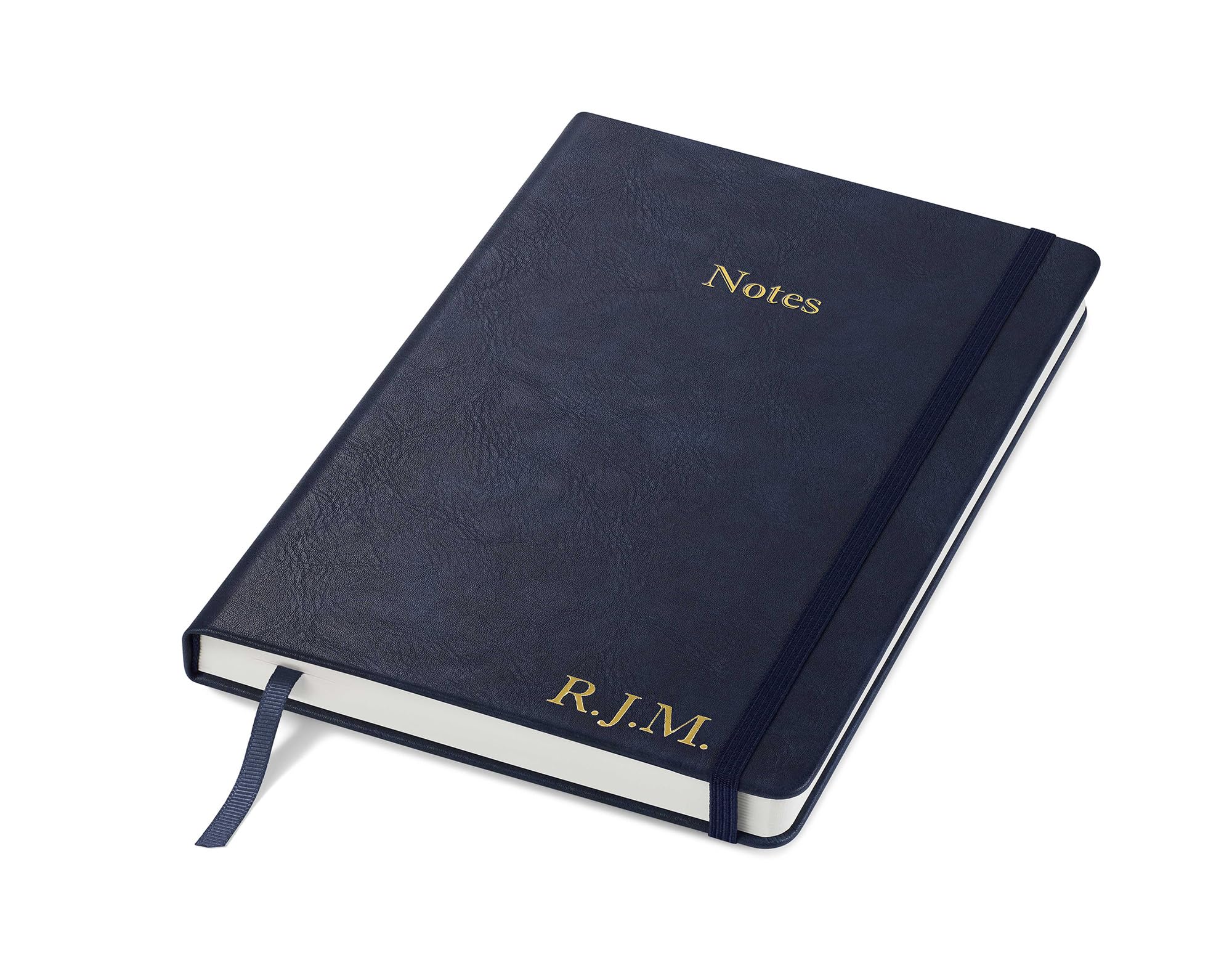 Wykeham's Executive Notebook – A5 – Personalisation Available (Personalised Royal Blue – Lined)