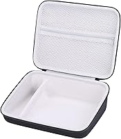 Vista 3 de khanka Estuche de viaje rígido de repuesto para Brother P-Touch Pt-d400 PTD400AD, PT-D410, PT-D460BT etiquetadora avanzada para el hogar y la Blanco