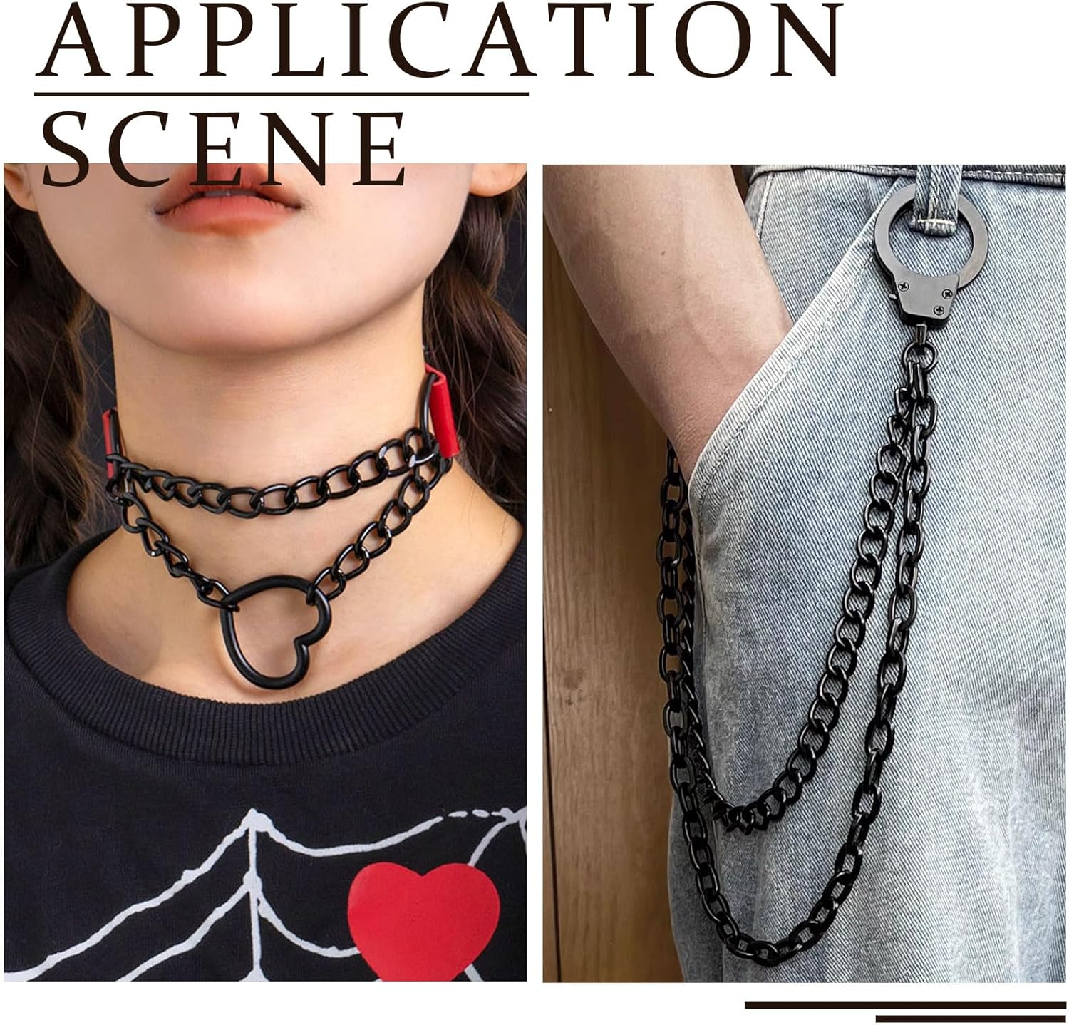 16.4 Feet Black Aluminum Curb Chains 16x11mm Unwelded Oval Faceted Link Chain Black Cut Craft Chain Twisted Chain Links Metal Jewelry Craft Chain for DIY Necklace Bracelet Jewelry Making - Image 6