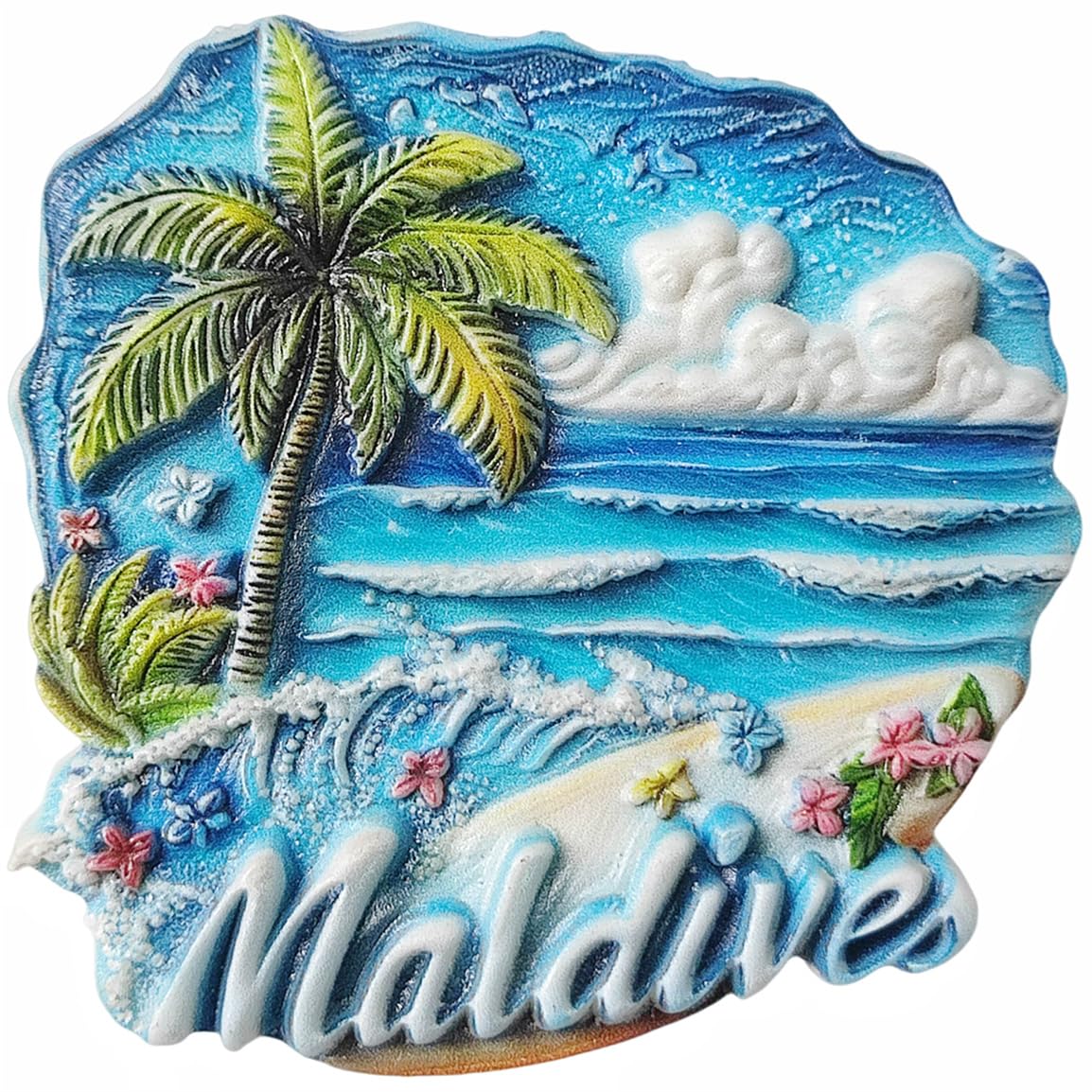3D Maldive Frigorifero Magnete Souvenir Regalo Magnetico
