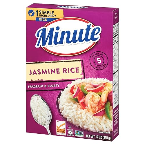 Minute Arroz jazmĂn arroz instantáneo jazmĂn para cenas rápidas caja de 12 onzas Minute Arroz jazmĂn arroz instantáneo jazmĂn para cenas rápidas caja de 12 onzas