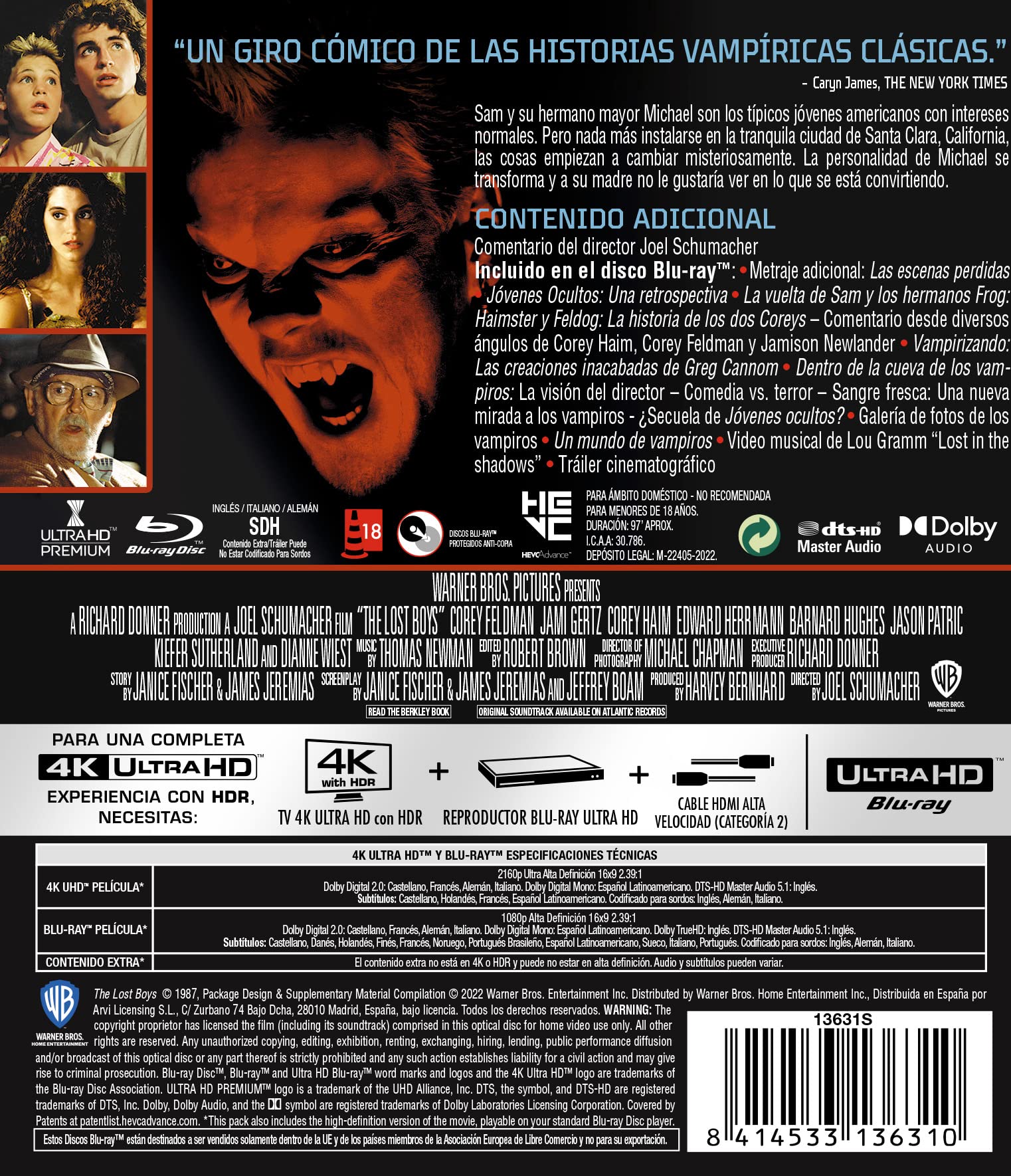 Jóvenes ocultos (4K UHD + Blu-ray) - Image 2