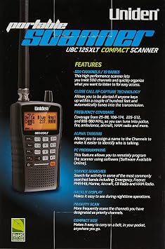 Uniden UBC-125XLT Handheld Scanner