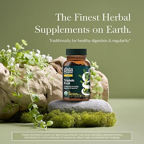 Miniatura 2 de Gaia Herbs Triphala Fruit - Apoya la salud digestiva - Limpia suavemente tu sistema - con fruta de Amla mirobalan bellérico y mirobalan chebúlico -