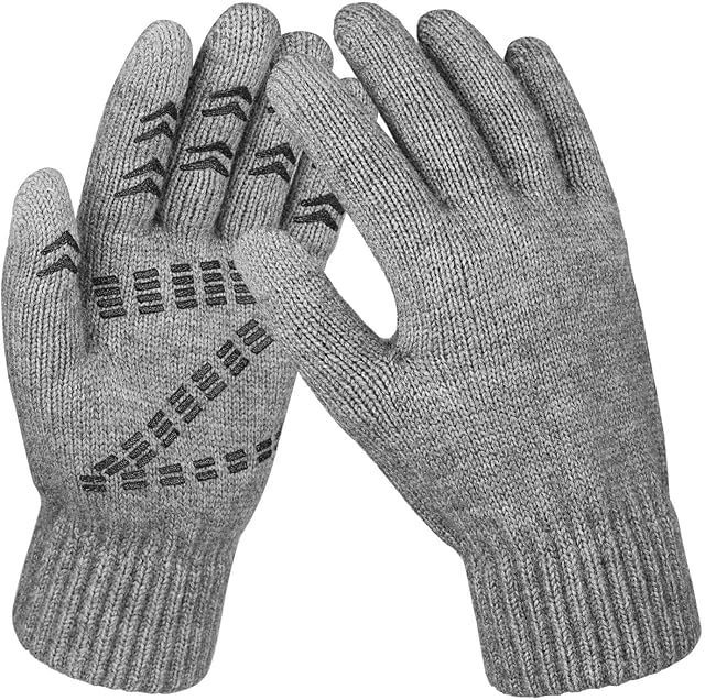 OZERO Winter Thermal Gloves Men Women Touch Gloves Screen Winter Gloves for Cycling and Running