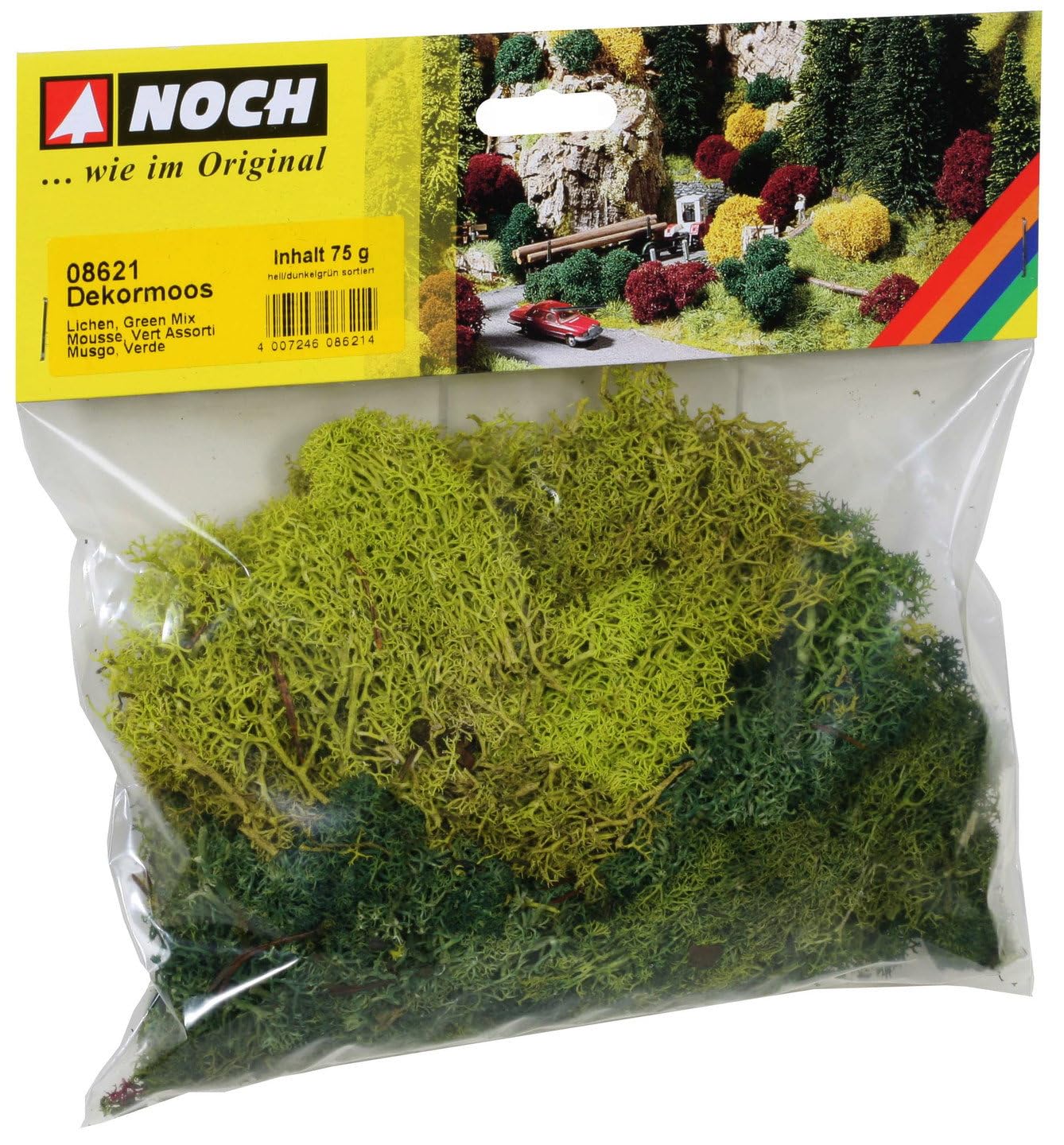 Noch 08621 Lichen Green Mix Assorted Landscape Modelling