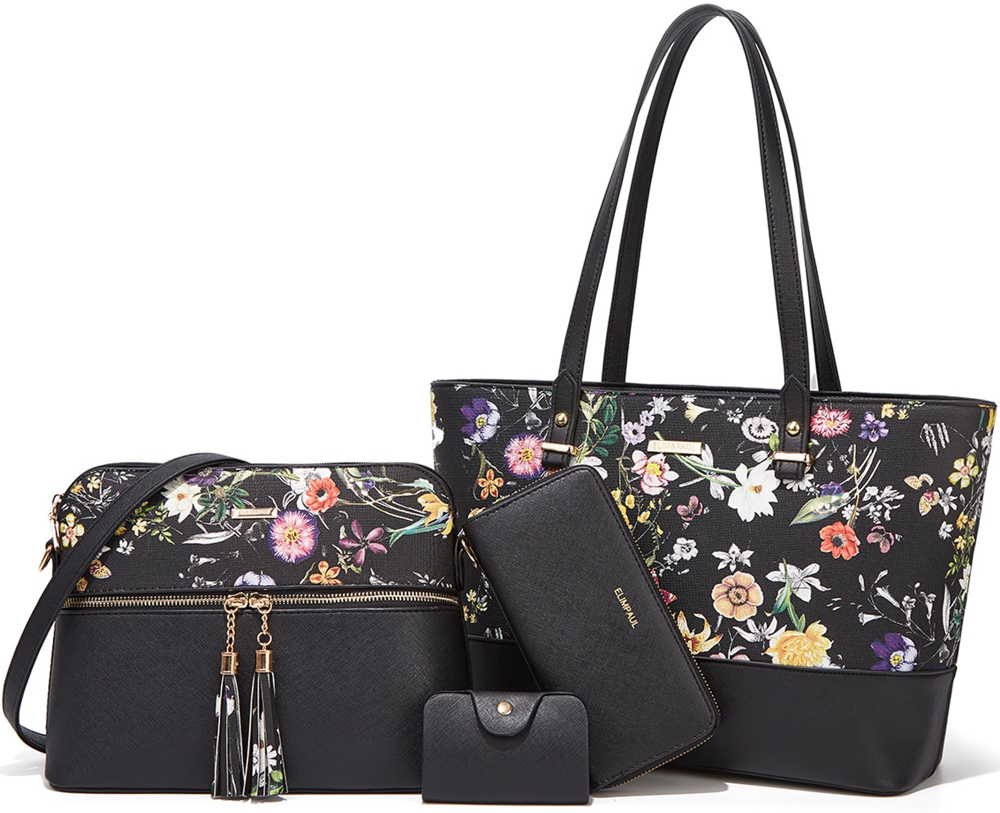 Women Fashion Handbags Tote Bag Shoulder Bags Top Handle Satchel Purse Set