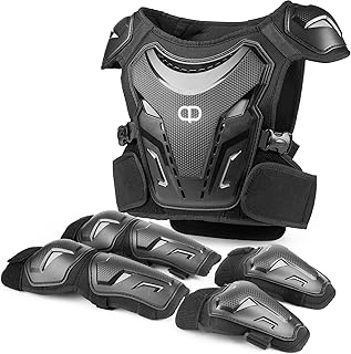 DA Youth Dirt Bike/Motocross Armor Suit: Comprehensive Chest Protector Gear for Kids and Teens