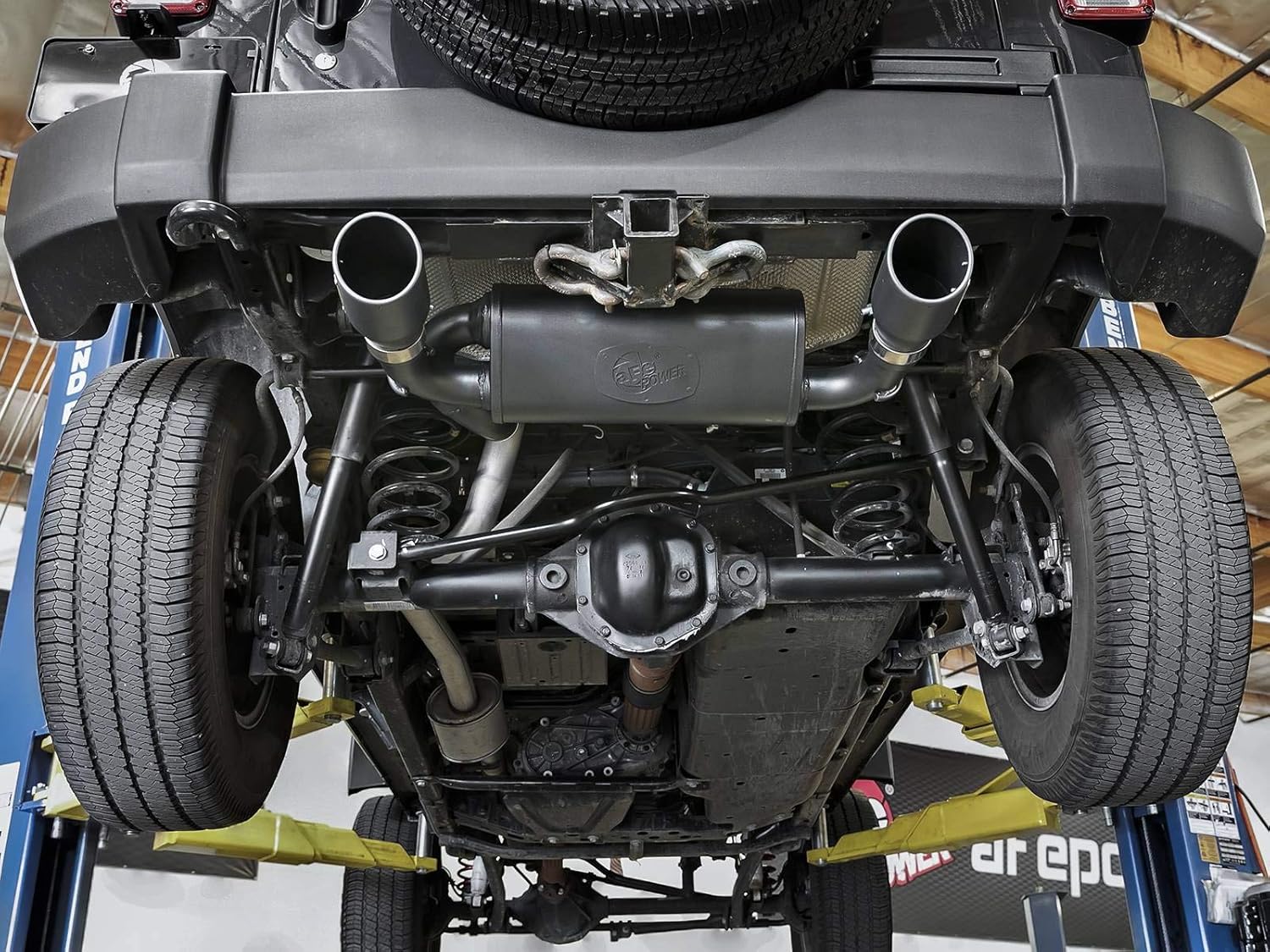 aFe Power 49-48061-B Rebel Series Axle-Back Exhaust System