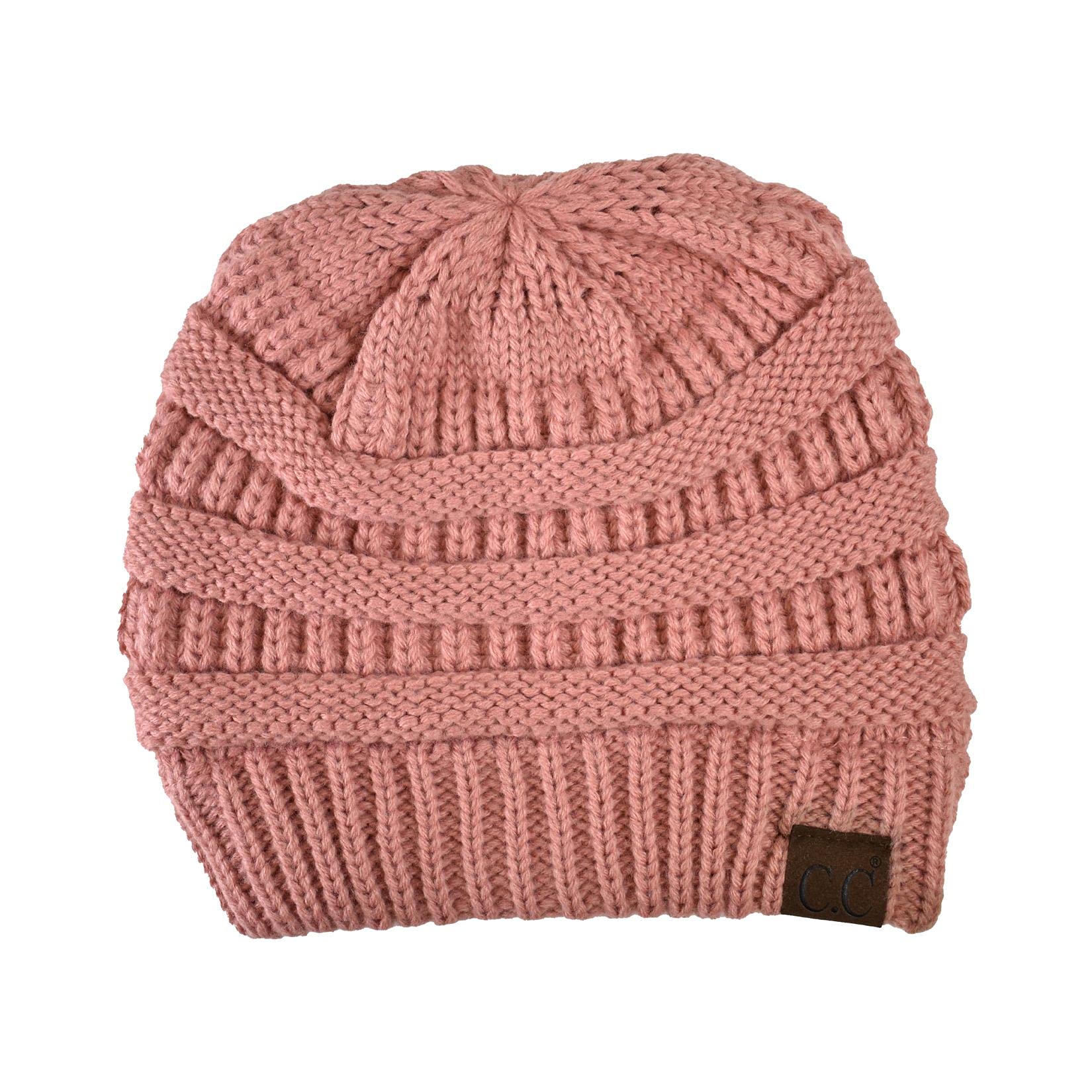 C.C Trendy Warm Chunky Soft Stretch Cable Knit Beanie Skully, Winter Mint, One Size — view 79