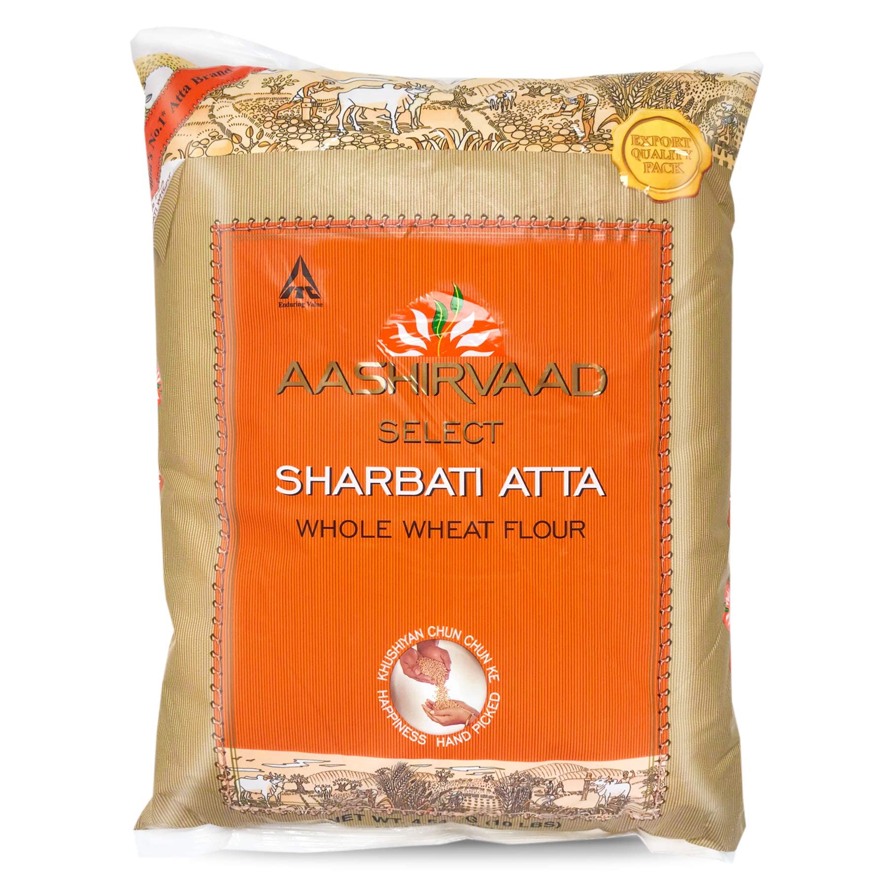 Buy Aashirvaad Select Superior Sharbati Whole Wheat Atta, Aashirvaad