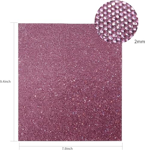 Miniatura 2 de Hoja de diamantes de imitación de cristal, hojas de gemas de decoración de automóvil con purpurina, calcomanías de diamantes de imitación