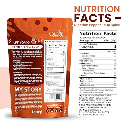 Miniatura 2 de COLOUR FLAVOUR Condimento de especias de sopa de pimienta | Condimento para sopa | Hecho de hierbas y especias orgánicas | Una mezcla única de