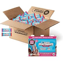 MrBeast Feastables Chocolate Party Starter Pack, Milk Chocolate & Crunch Bites, Protein Chocolate Milk Drink, 3-Pack Variety, Fairtrade Cocoa