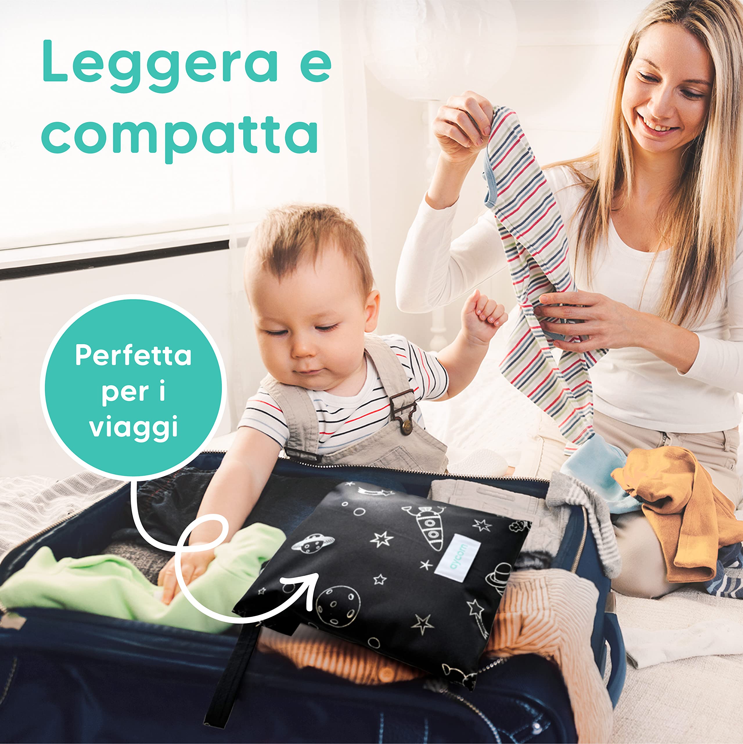 Tenda Oscurante Aycorn - Per Finestre, 130x200cm, Ventose E Velcro, Nero, Ideale Per Camera Da Letto E Viaggi - Foto 13