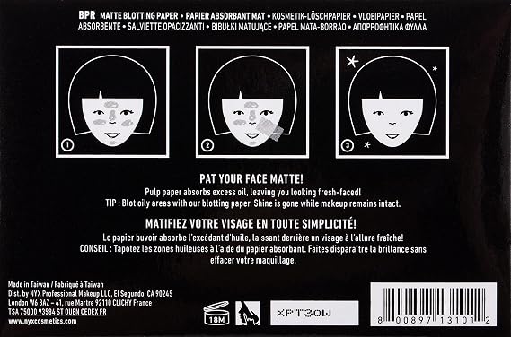 NYX PROFESSIONAL MAKEUP Matte Blotting Paper