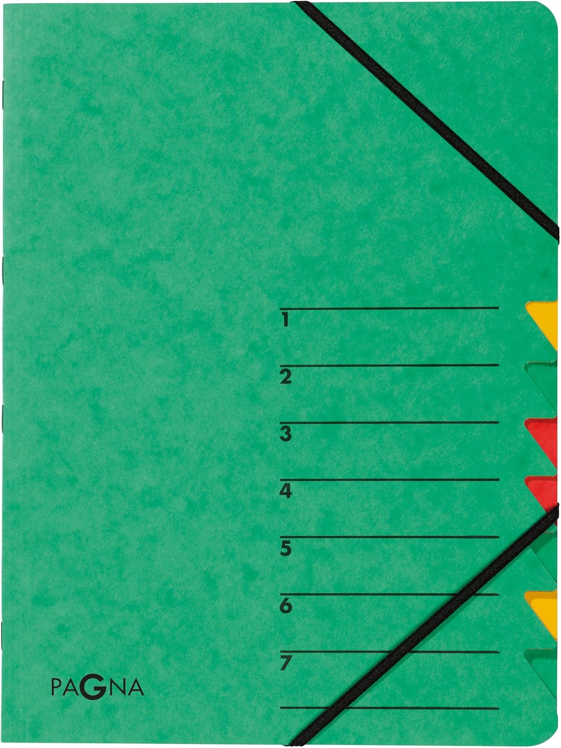 Pagna Ordnungsmappe Easy - 7-Fach Sammelmappe Blau Mit Register