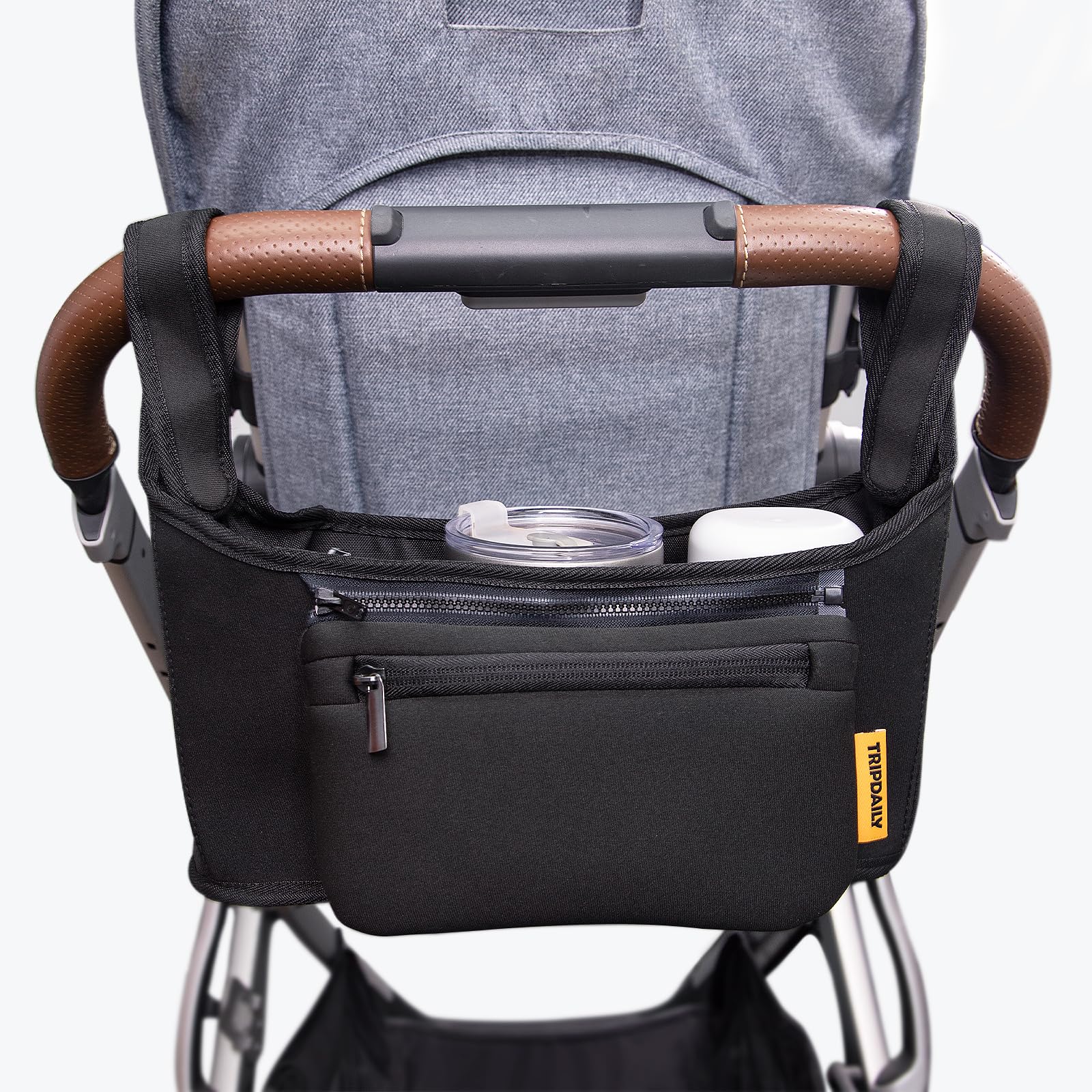 Amazon.com : Boffinby Parent Organizer Bag, Stroller Organizer Fits for Uppababy  Vista, Cruz, Minu, Stroller Caddy with Cup Holder, Zippered Pocket,  Multiple Pockets and Adjustable Straps, Easy to Carry : Baby