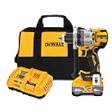 DEWALT 20V MAX XR 1/2 Inch Cordless Hammer Drill Kit with 8AH Battery and Charger (DCD1007WW1)