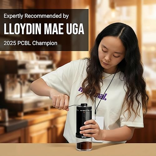 Miniatura 9 de World's First 60g Large Capacity Manual Coffee Grinder, Portable Hand Coffee Bean Mill with 40 Adjustable Settings, Stainless steel Burr Grinder for