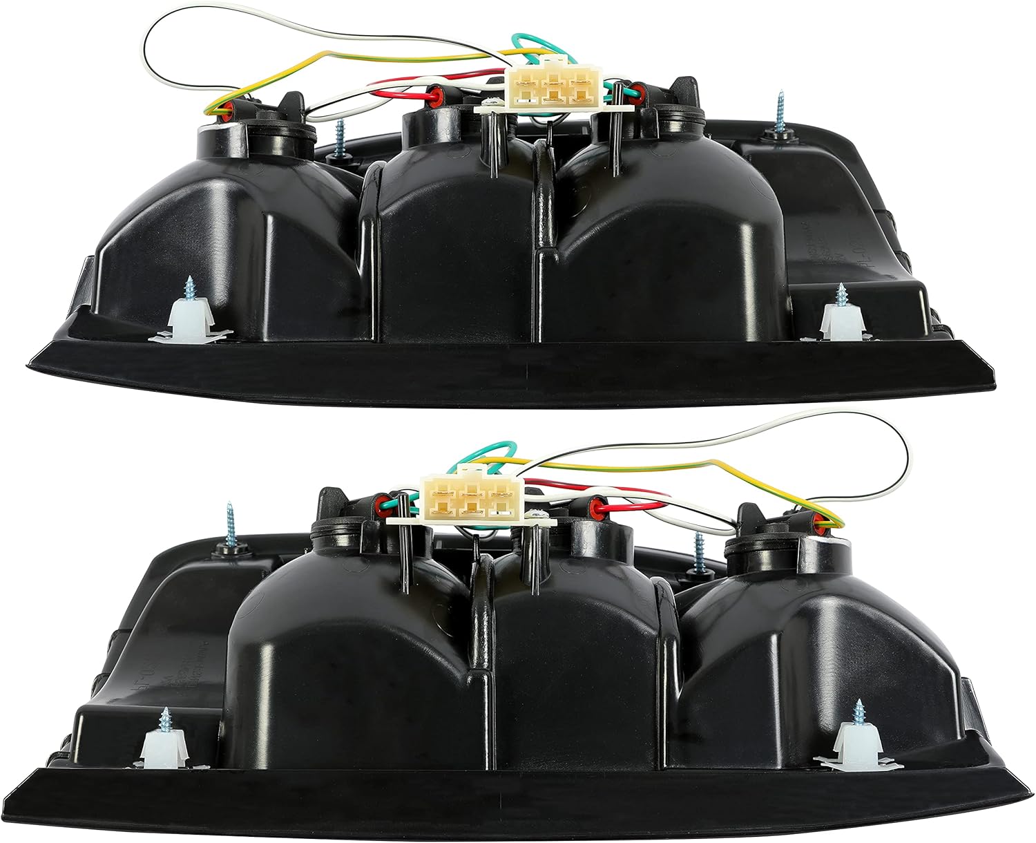 HECASA Tail Light Compatible with 1995-2000 Toyota Tacoma Pair Signal Brake Lamp Rear Taillight Assembly W/Bulb Replacement for TO2800116 TO2801116 8156004030 8155004030