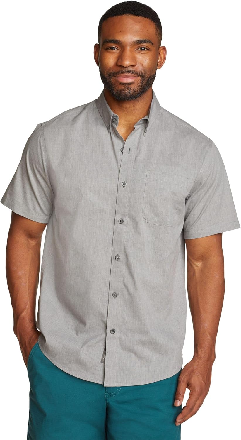 Eddie Bauer Mens Mt Ss Voyager Flex Shirt