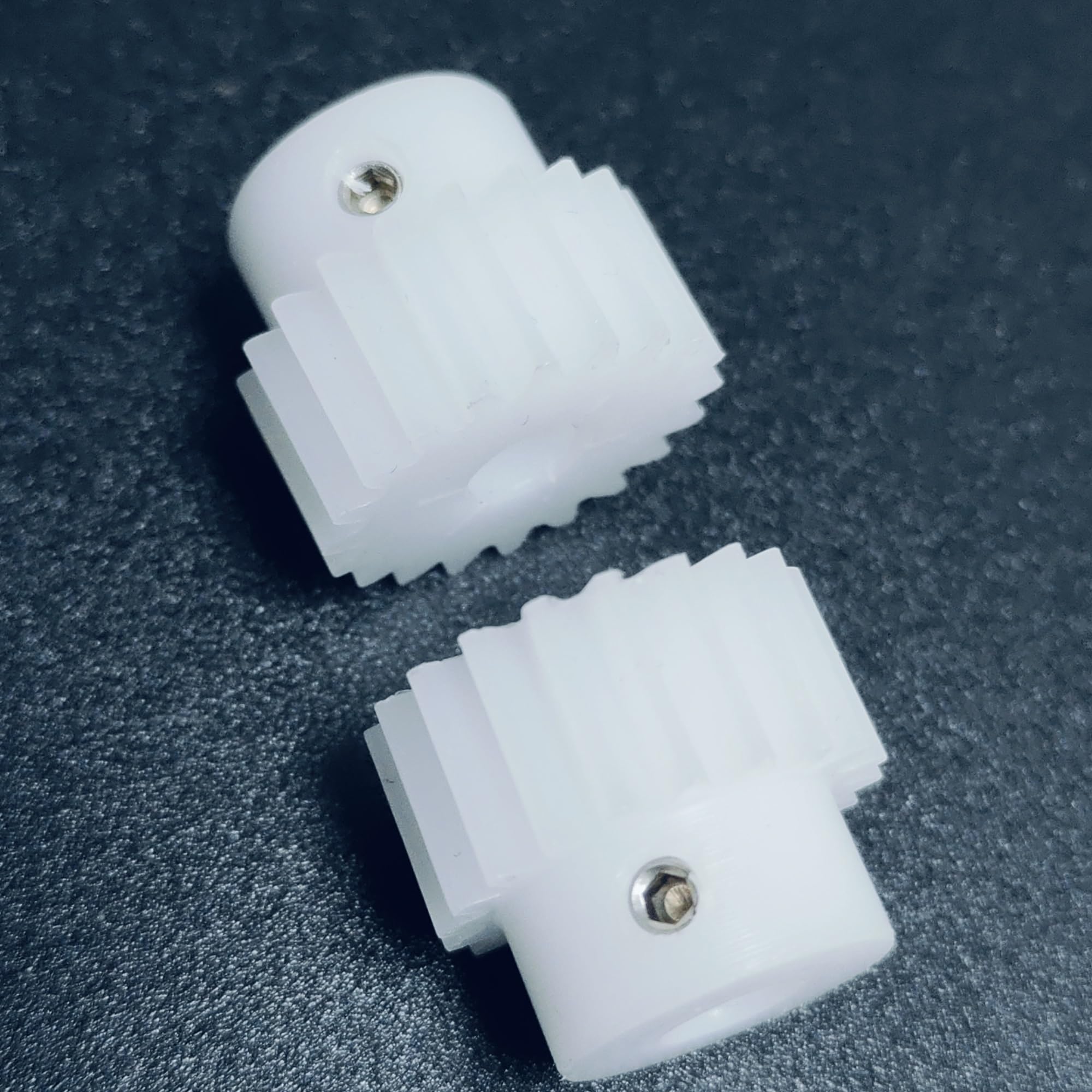 Cylindrical Drive 2pcs 0.5 Module 26 Teeth Plastic Spur Gear 14mm Diameter 10mm Thickness Step Cylindrical Gear 0.5M 26T Straight Pinion Rack Machinery(6MM BORE)