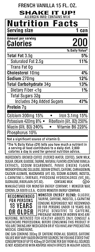 Vista 21 de Monster Energy - Café y bebida energética Java Café Latte, 15 onzas (paquete de 12)