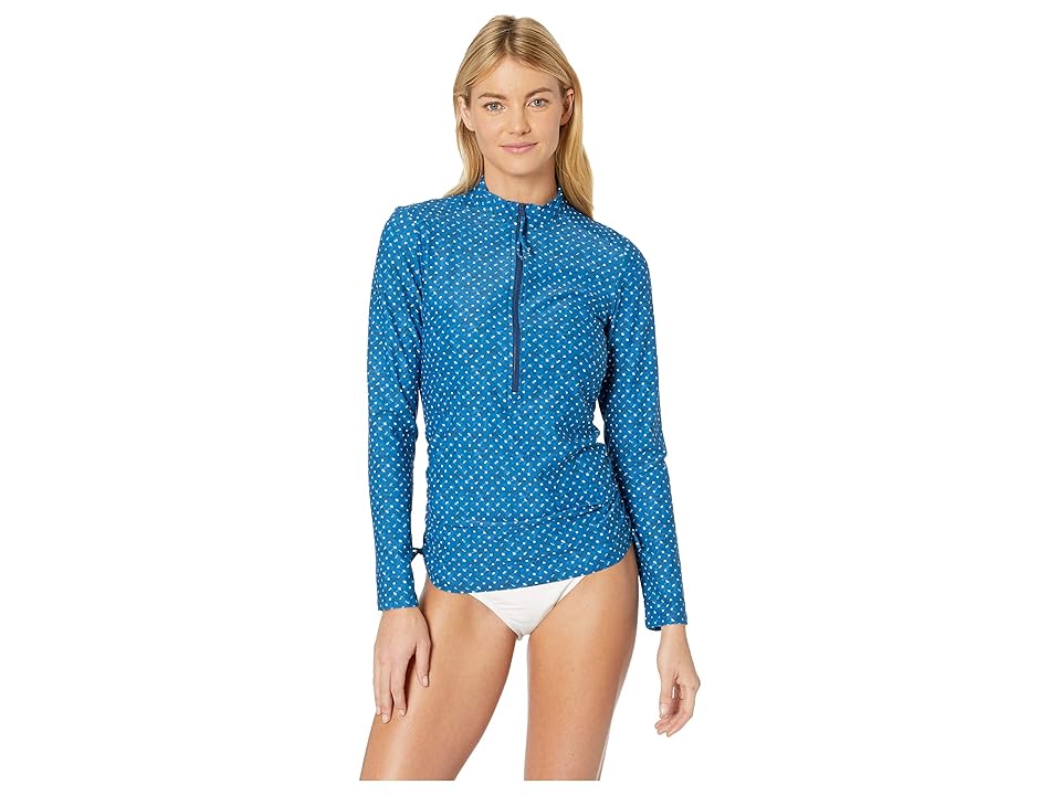 

Carve Designs Cruz Rashguard (Shibori Dots) Women's Swimwear
