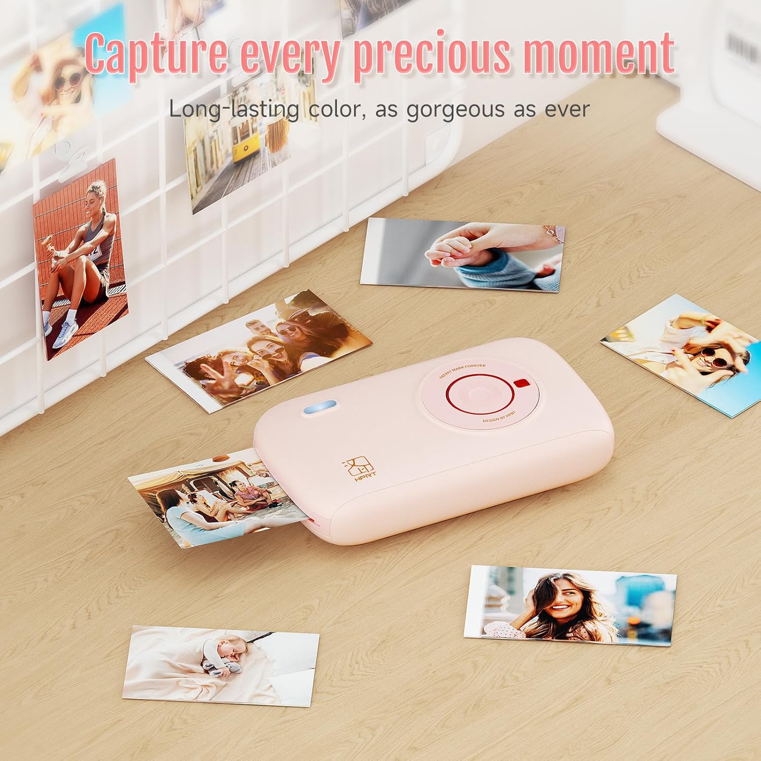 2x3'' All-in-One Photo Paper and Color Ribbon Cartridge Refill with Photo Paper for iDPRT Z3 Instant Camera/HPRT CP2100 Mini Photo Printer (20 Sheets)