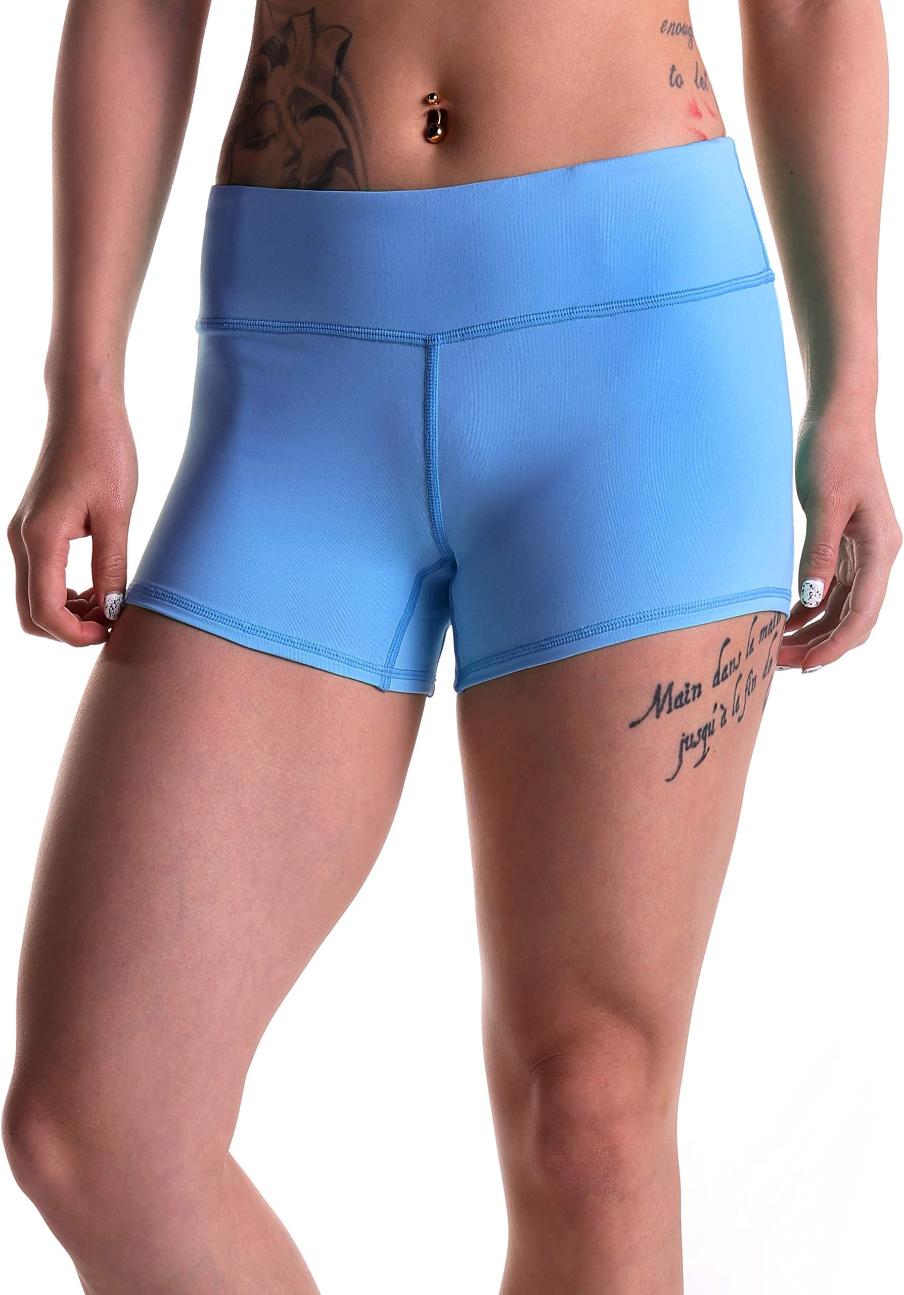 Women's 3" Athletic Workout Volleyball Running WOD Compression Shorts
