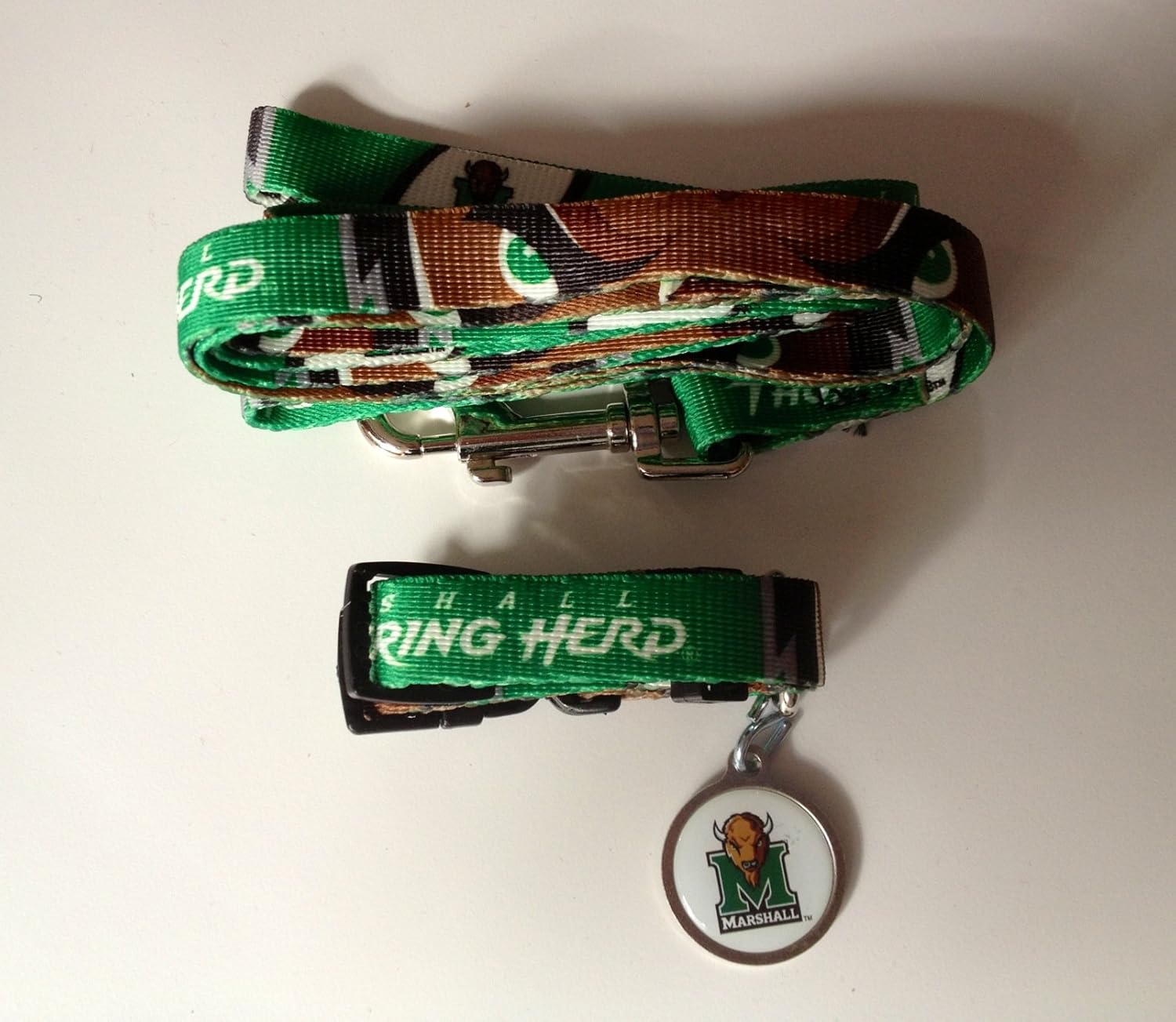 HUNTER Marshall University Pet Combo Set (Collar, Lead, ID