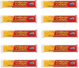 Kit C/10 Torrone Arcor Turrón Y Mani 25g
