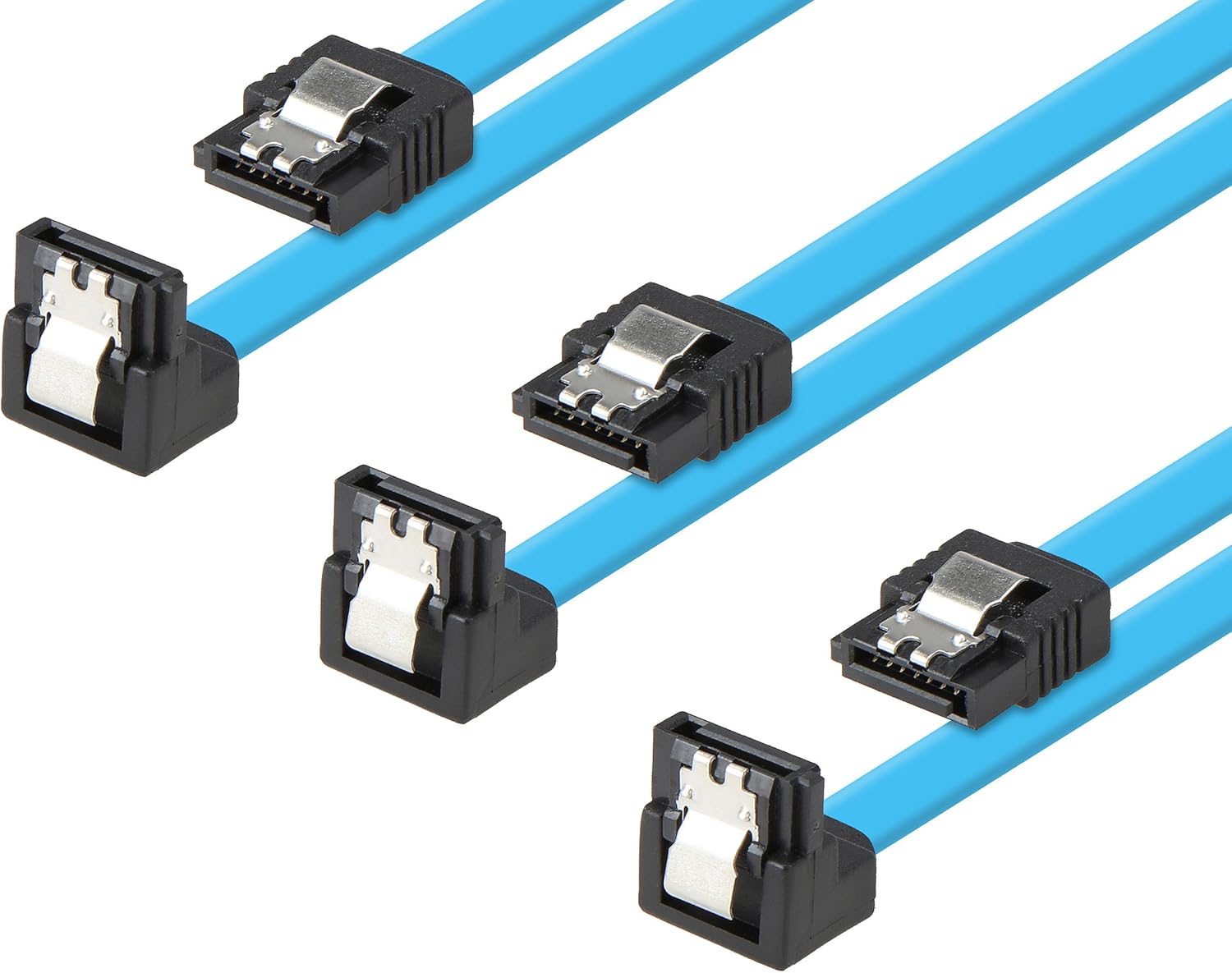 Rosewill 3Pack SATA Cable 90 Degree Right Angle SATA III 6