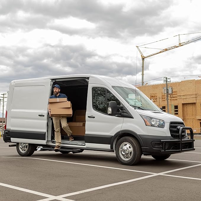 Estribo lateral LUVERNE acero aluminio 55x10x4in para Ford Transit miniatura 8