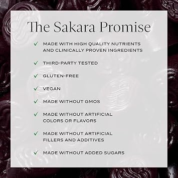 SAKARA Metabolism Gummies - Saffron & African Spice, Curb Cravings, 56 Ct