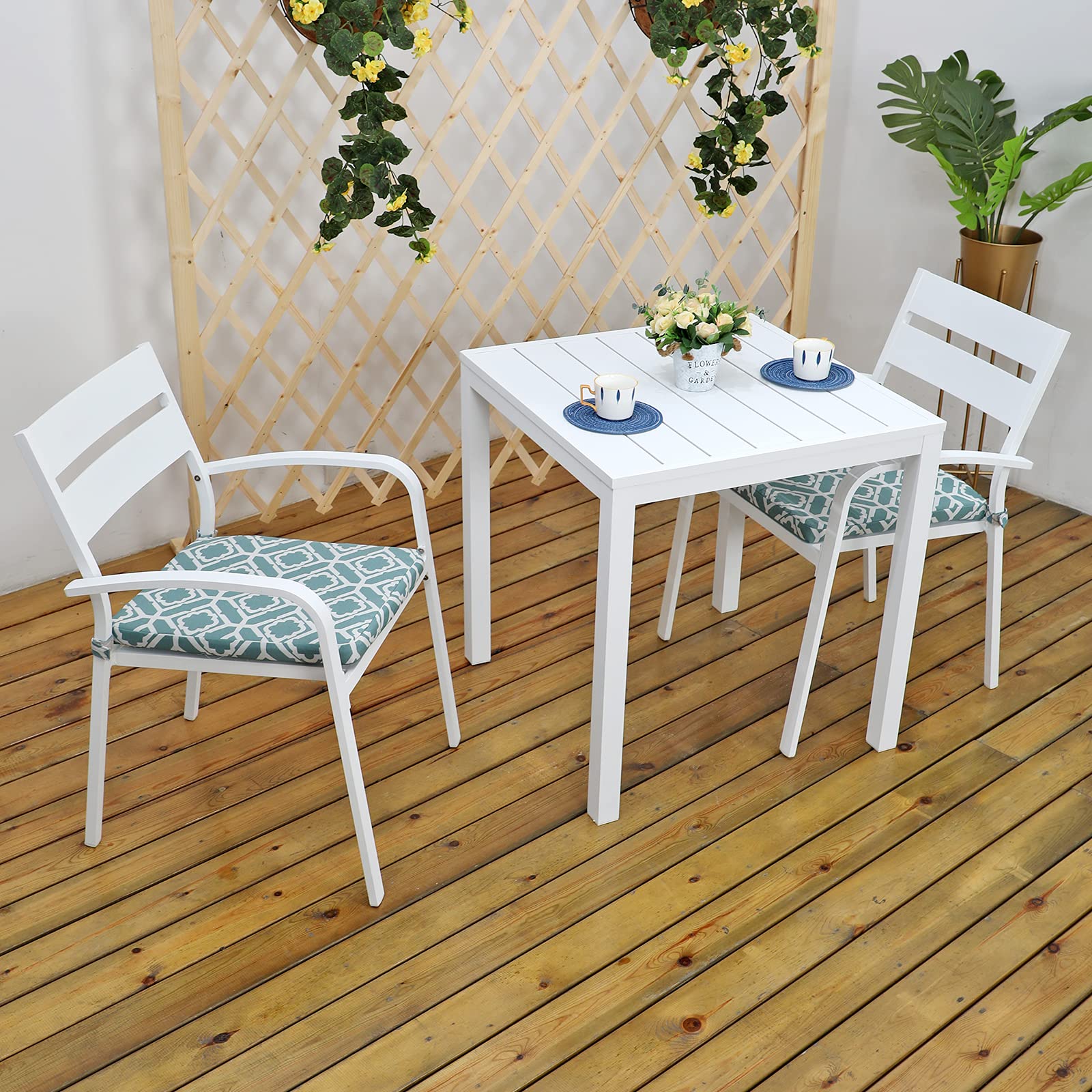 Buy Soleil Jardin 3Piece Outdoor Bistro Set Aluminum Patio Furniture