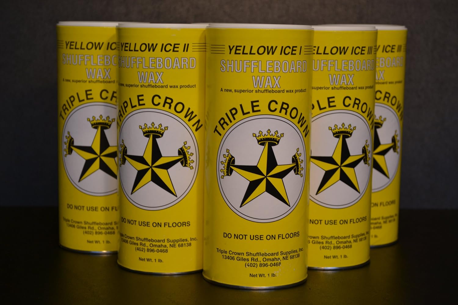 TRIPLE CROWN Slow Speed Sampler Table Shuffleboard Powder