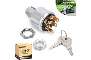 EZ GO 4-Terminal Ignition Switch For Golf Carts TXT, Workhorse, ST, Shuttle,...