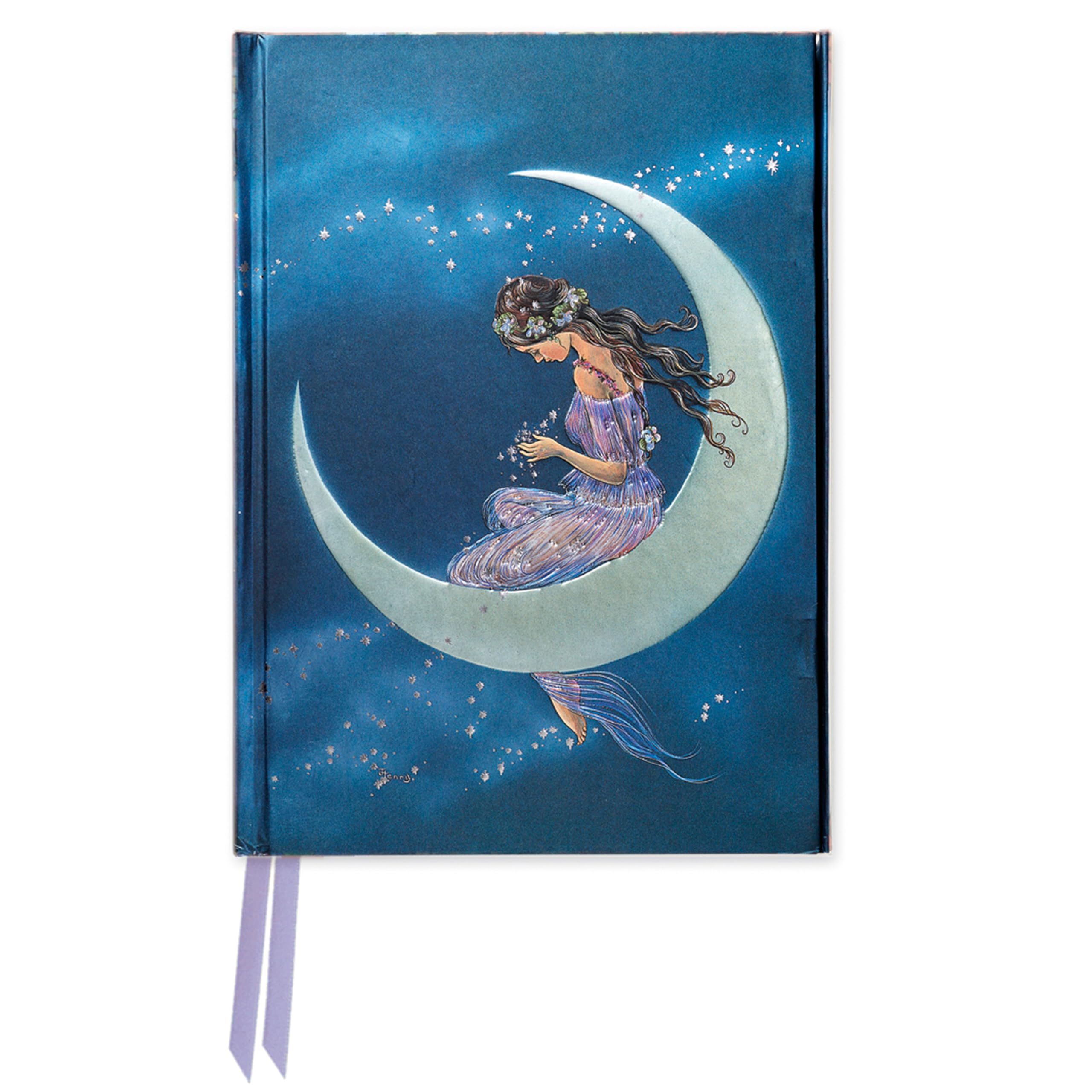 Fairyland Moon Maiden (Foiled Pocket Journal) (Flame Tree Pocket Books), Blue