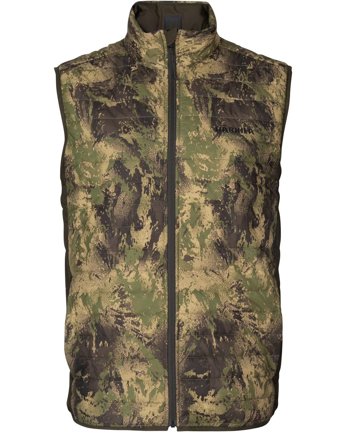 Härkila | Chaleco Deer Stalker Camo Reversible Packable | Ropa y Equipamiento de Caza Profesional | Calidad Escandinava Duradera